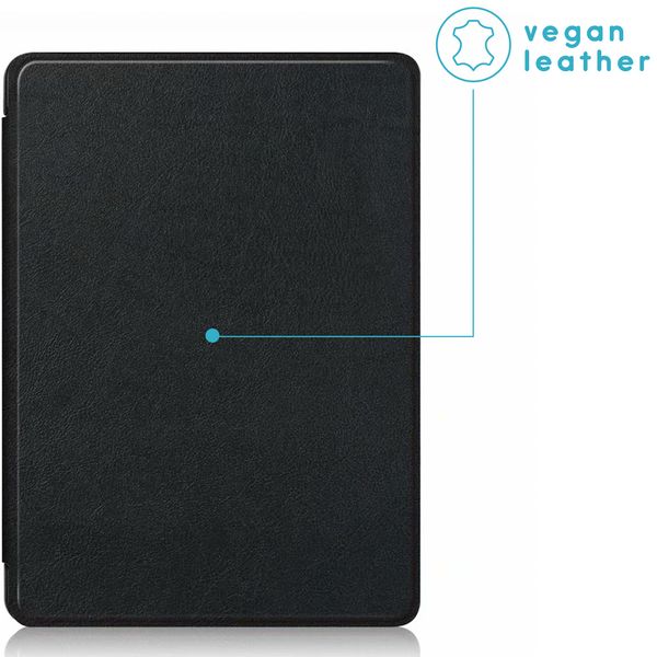 imoshion Étui de liseuse portefeuille Slim Soft Kobo Nia - Noir