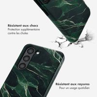 Selencia Coque arrière Vivid Samsung Galaxy S23 - Chic Marble Quartz