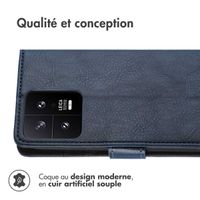 imoshion Étui de téléphone portefeuille Luxe Xiaomi 13 - Bleu foncé