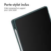 imoshion Coque tablette rigide Trifold iPad Samsung Galaxy Tab A9 Plus - Vert