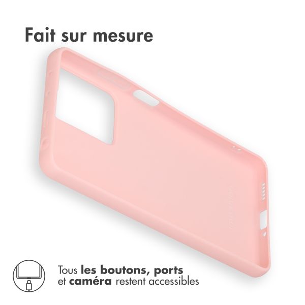 imoshion Coque Couleur Xiaomi Redmi Note 12 Pro / Xiaomi Poco X5 Pro 5G - Dusty Pink