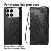 imoshion Etui de télephone Mandala Xiaomi Poco F8 Pro - Noir