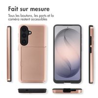 imoshion Coque arrière avec porte-cartes Samsung Galaxy S26 - Rose Gold