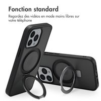 Accezz Coque Ring Stand avec MagSafe iPhone 13 Pro - Noir