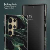 Selencia Coque arrière Vivid Samsung Galaxy S24 Ultra - Chic Marble Quartz