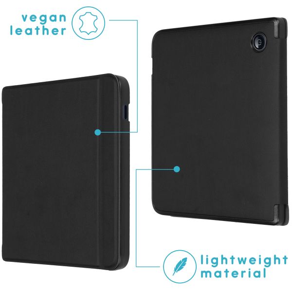 imoshion ﻿Slim Hard Sleepcover avec support Kobo Libra 2 / Tolino Vision 6 - Noir