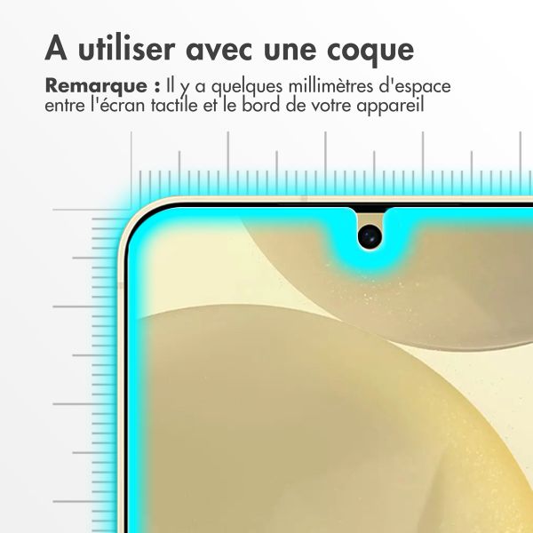 Accezz Protection d'écran en verre trempé 2-pack Samsung Galaxy S25 Plus