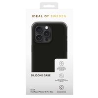 iDeal of Sweden Coque Silicone iPhone 15 Pro Max - Black