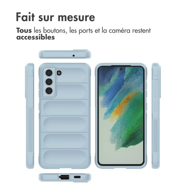 imoshion EasyGrip Backcover Samsung Galaxy S21 FE - Bleu clair