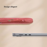 Selencia Pochette ordinateur Corduroy 13-14 pouces - Old Pink