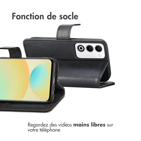 imoshion Étui de télephone portefeuille Oppo A5 5G (2025) - Noir