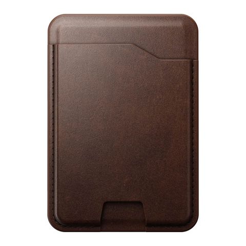 Nomad Portefeuille Mag en cuir avec Apple Find My Tracking - Brown