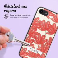 Coque personnalisée avec des fleurs iPhone SE (2022 / 2020) / 8 / 7 - Transparent