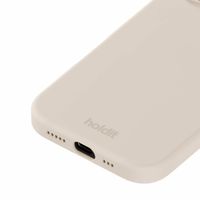 Holdit Coque Silicone iPhone 16 - Light Beige