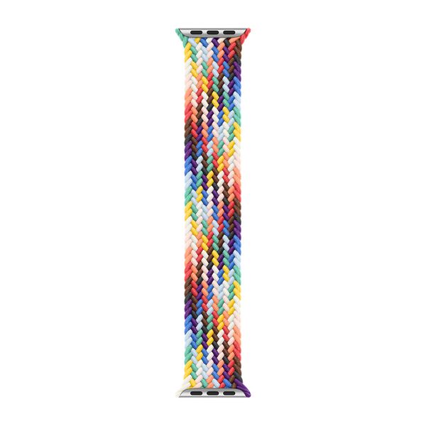 Apple Bracelet Solo tressé Apple Watch | 44/45/46/49 mm - Taille 3 - Pride Edition