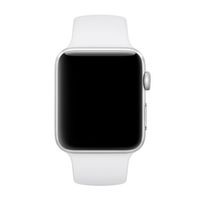 Apple Bracelet Sport Apple Watch Series 1 - 9 / SE (38/40/41 mm) | Series 10 / 11 (42 mm) - Taille M/L - Blanc