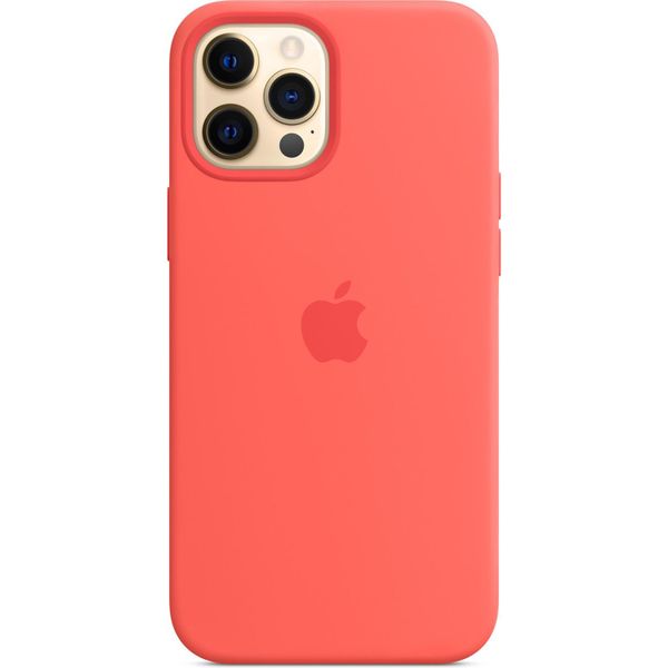 Apple Coque en silicone MagSafe iPhone 12 Pro Max - Pink Citrus