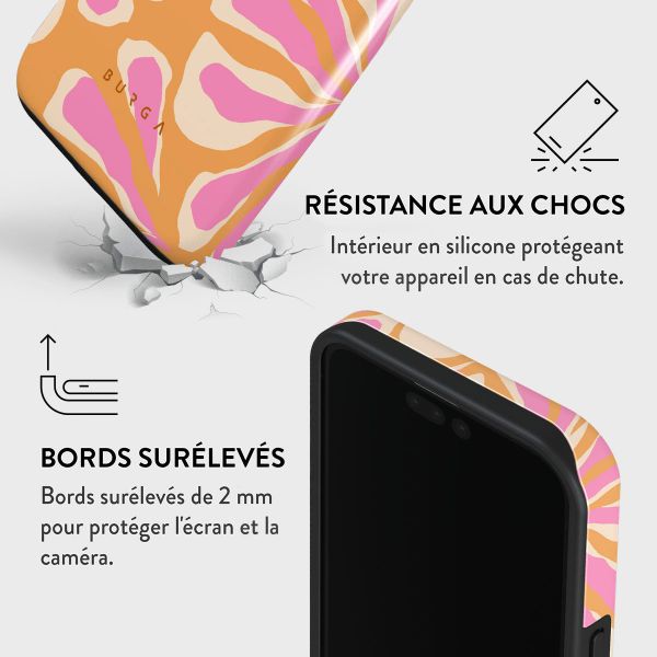 Burga Coque arrière Tough iPhone 15 Pro Max - Aloha