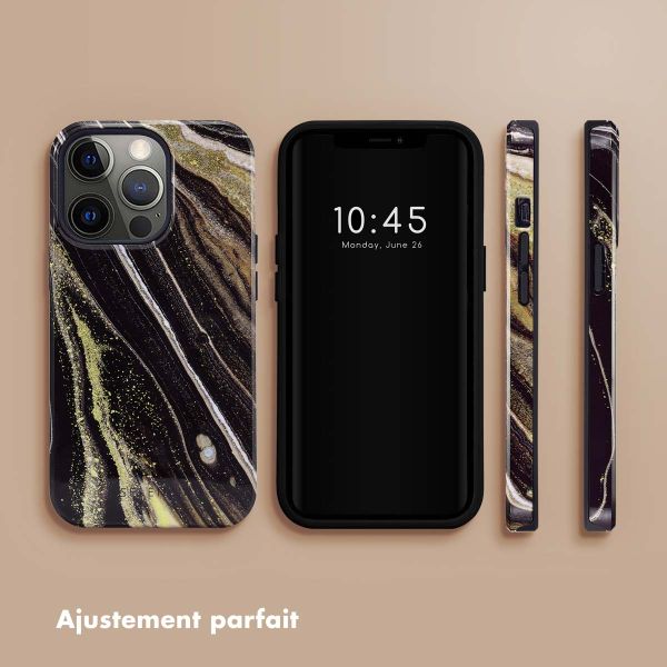 Selencia Coque arrière Vivid Tough iPhone 13 Pro - Chic Marble