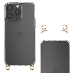 Selencia Coque arrière avec crochets amovibles Apple iPhone 15 Pro Max - Transparent