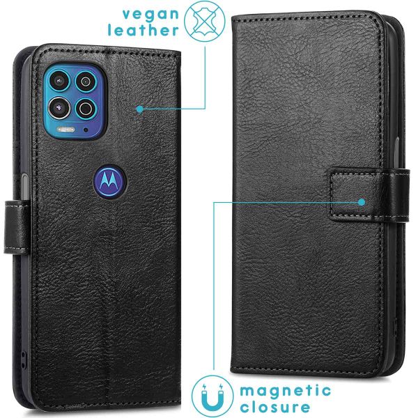 imoshion Étui de télephone portefeuille Motorola Moto G100 - Noir