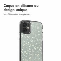 imoshion Coque Design Apple iPhone 11 - Smoke Green Flowers