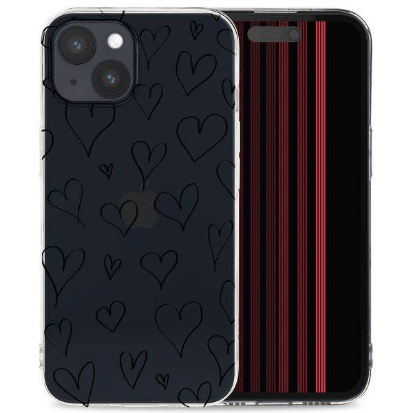 imoshion Coque Design iPhone 15 - Hearts