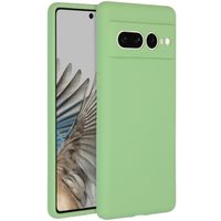 Accezz Coque Liquid Silicone Google Pixel 7 Pro - Vert