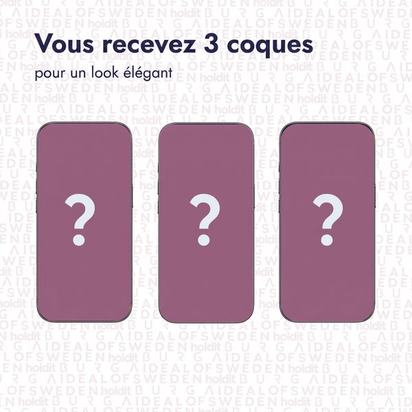 Mystery Box 2 | Trois coques de téléphone Apple iPhone 17 - Frais et Joyeux