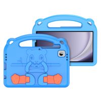 Dux Ducis Coque Panda kidsproof avec support Samsung Galaxy Tab A11 Plus / A9 Plus - Bleu