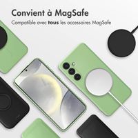 imoshion Coque Couleur avec MagSafe Samsung Galaxy S24 - Vert