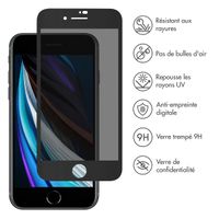 Accezz Protection d'écran en verre trempé Privacy Apple iPhone SE (2022 / 2020)