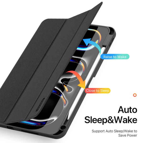 Dux Ducis Coque tablette Domo Apple iPad Pro 11 (2025) M5 / (2024) M4 - Noir