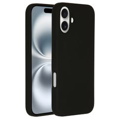 Accezz Coque Liquid Silicone avec MagSafe Apple iPhone 16 Plus - Noir