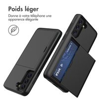 imoshion Coque arrière avec porte-cartes Samsung Galaxy S21 FE - Noir