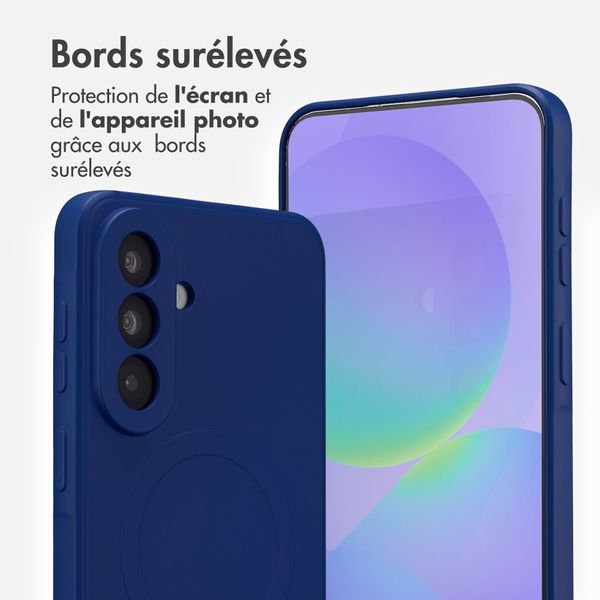 imoshion Coque Couleur avec MagSafe Samsung Galaxy A37 (5G) - Royal Blue