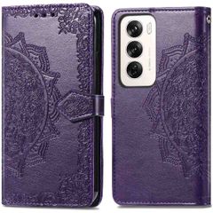 imoshion Etui de téléphone portefeuille Mandala Oppo Reno 12 - Violet