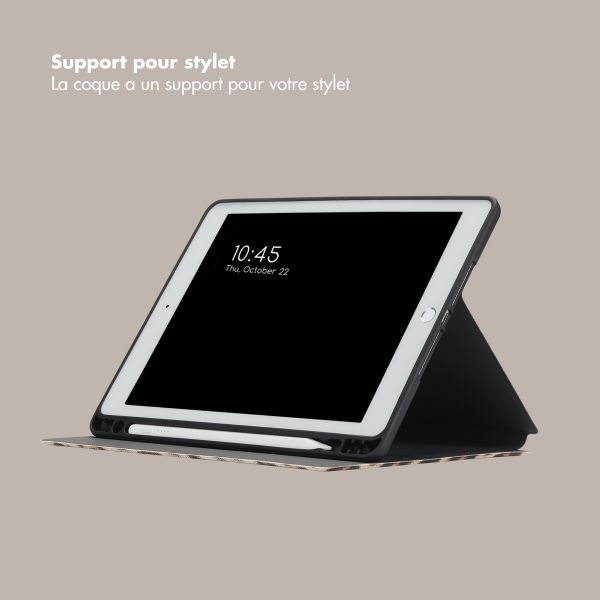 Selencia Coque tablette Vivid Apple iPad 6 (2018) 9.7 pouces / iPad 5 (2017) 9.7 pouces - Wild Leo