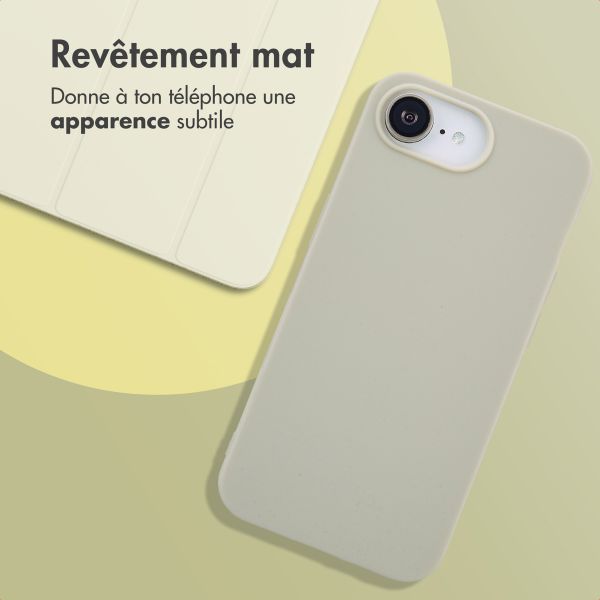 imoshion Coque Couleur Apple iPhone 16e - Gris