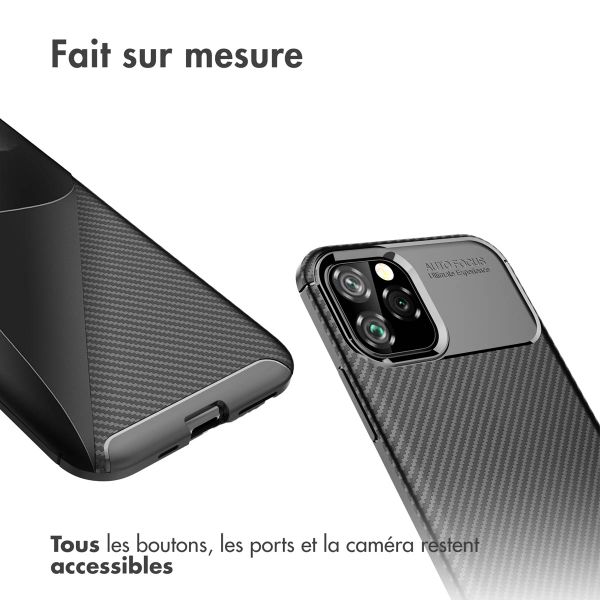 imoshion Coque silicone Carbon iPhone 11 Pro - Noir