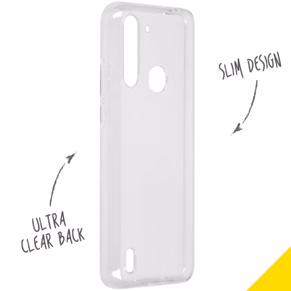 Accezz Coque Clear Motorola Moto G8 Power Lite - Transparent