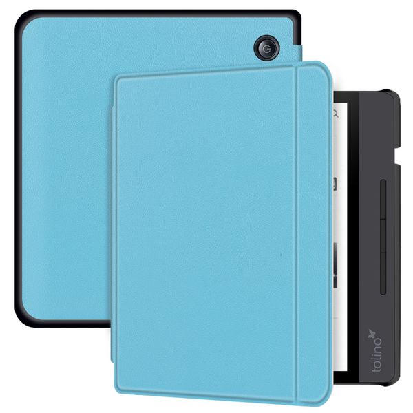 imoshion ﻿Slim Hard Sleepcover avec support Tolino Vision 5 - Bleu clair