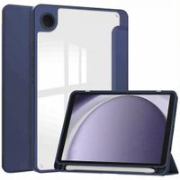 imoshion Coque tablette rigide Trifold Samsung Galaxy Tab A9 8.7 pouces - Bleu foncé
