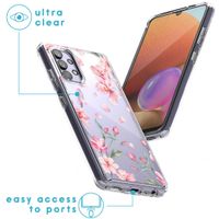 imoshion Coque Design Samsung Galaxy A32 (4G) - Fleur - Rose