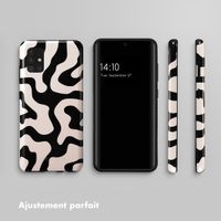 Selencia Coque arrière Vivid Tough Samsung Galaxy A51 - Art Wave Black