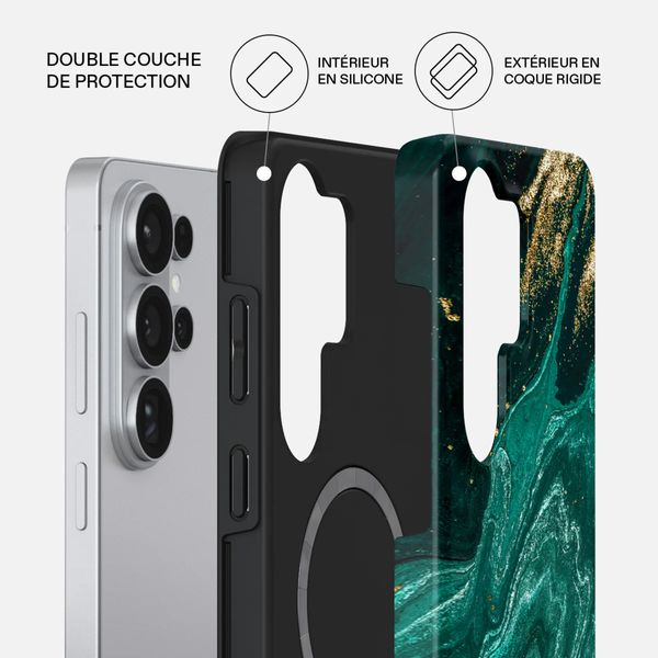 Burga Coque Tough MagSafe Samsung Galaxy S26 Ultra - Emerald Pool