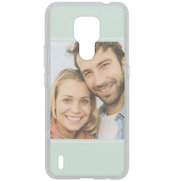 Concevez votre propre coque en gel Motorola Moto E7 - Transparent