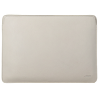 Accezz Leather Pochette ordinateur le Apple MacBook 13 pouces - Beige