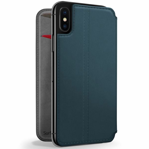 Twelve South Étui de téléphone portefeuille SurfacePad iPhone Xs Max - Bleu