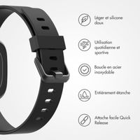 imoshion Bracelet silicone Fitbit Versa / Versa 2 / Versa Lite - Taille L - Noir